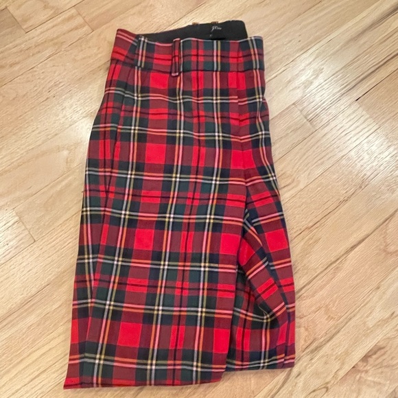 J. Crew Cameron Pants | Holiday Pattern | Size 0 - Picture 2 of 4